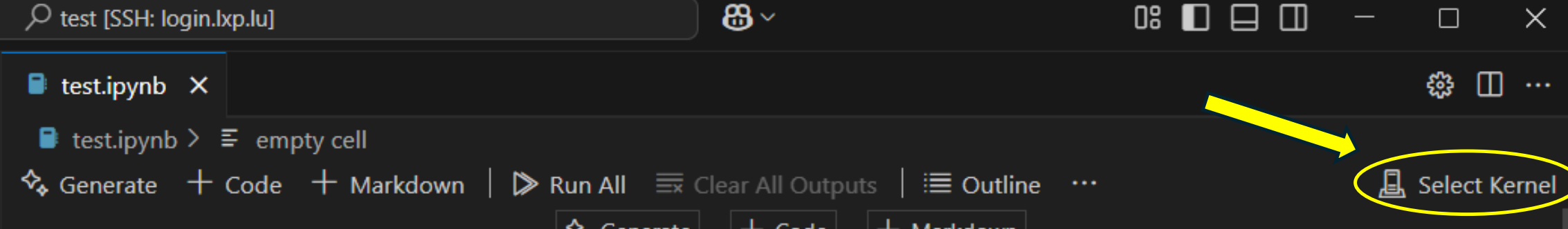 Select kernel